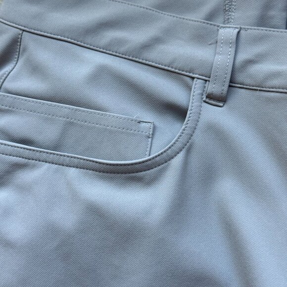 State & Liberty Athletic Fit Stretch Tech Chino - Light Grey 33x30 - Picture 6 of 7